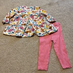 Burt's Bees Baby Floral Print Top